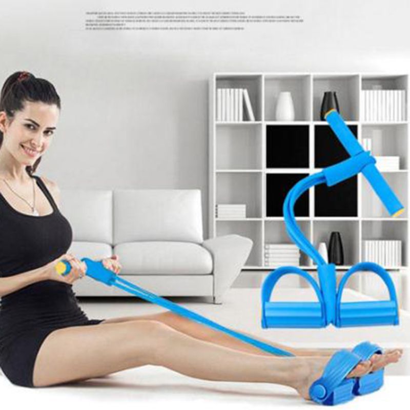 1 Jeu Corde De Traction À Quatre Tubes Extracteur De Pédale De Yoga