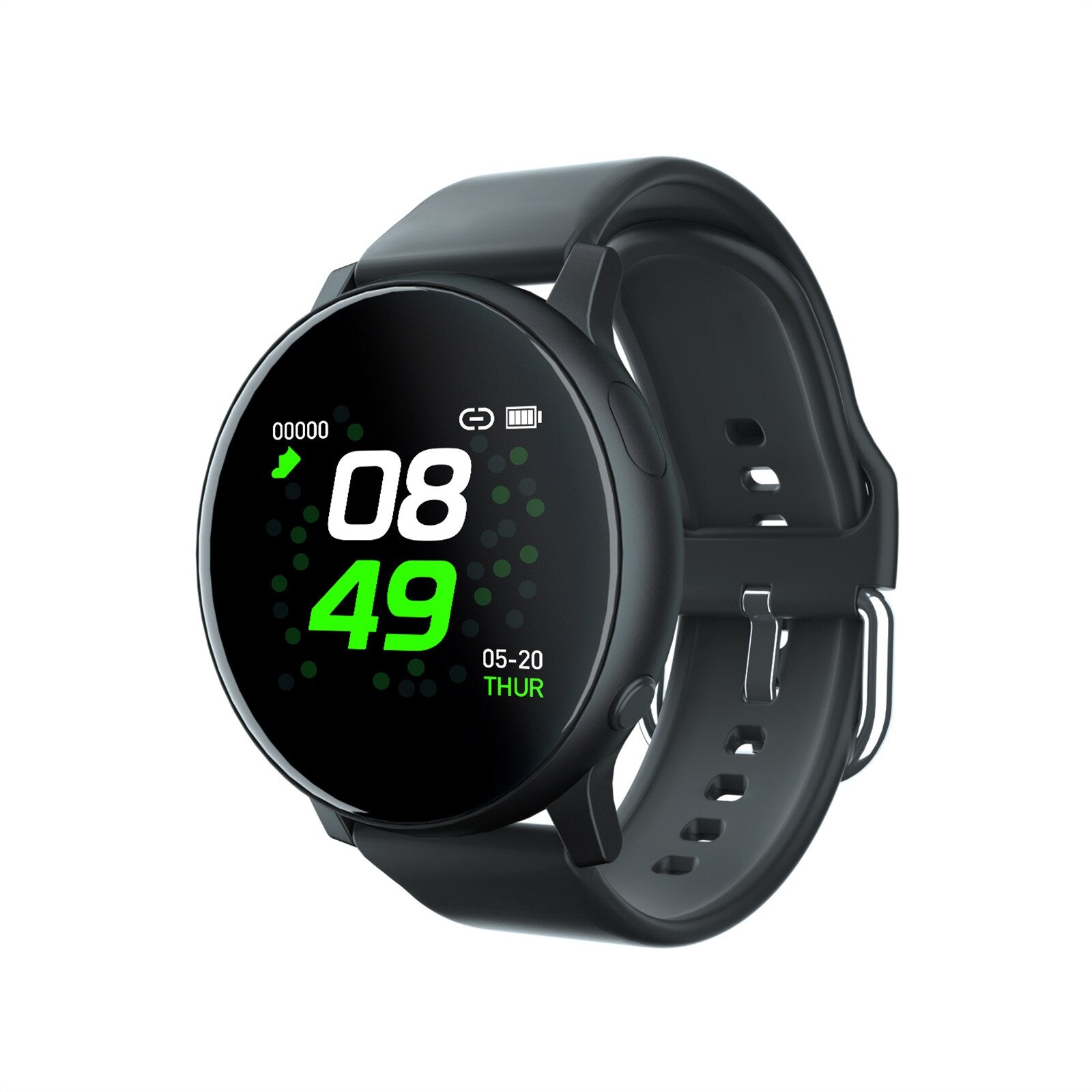 Montre Connectée Fitness Tracker - écran 1.47" - Fréquence Cardiaque, Tension - étanche IP67 - Android IOS