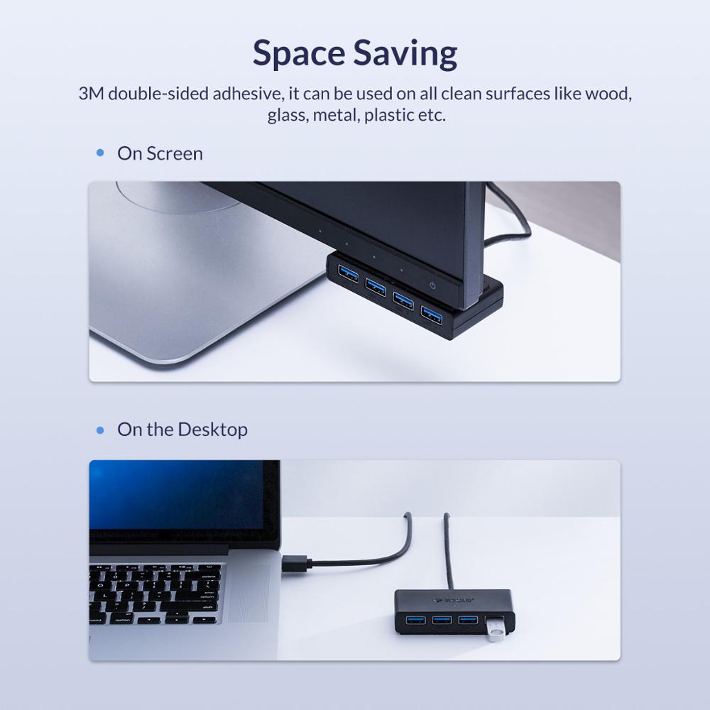 ORICO-Mini-USB-3.0-HUB-4-ports-alimentation-OTG-avec-Micro-USB-Interface-d'alimentation-pour-MacBook-ordinateur-portable-tablette-ordinateur-OTG-USB-HUB ORICO Mini USB 3.0 HUB 4 ports alimentation OTG avec Micro USB Interface d'alimentation pour MacBook ordinateur portable tablette ordinateur OTG USB HUB