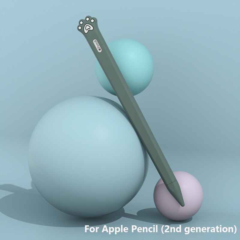 Étui-en-Silicone-pour-Apple-crayon-2-1st-2-étui-à-crayons-tablette-tactile-stylet-housse-de-protection-pochette-Portable-étui-en-Silicone-souple Étui en Silicone pour Apple crayon 2 1st 2 étui à crayons tablette tactile stylet housse de protection pochette Portable étui en Silicone souple