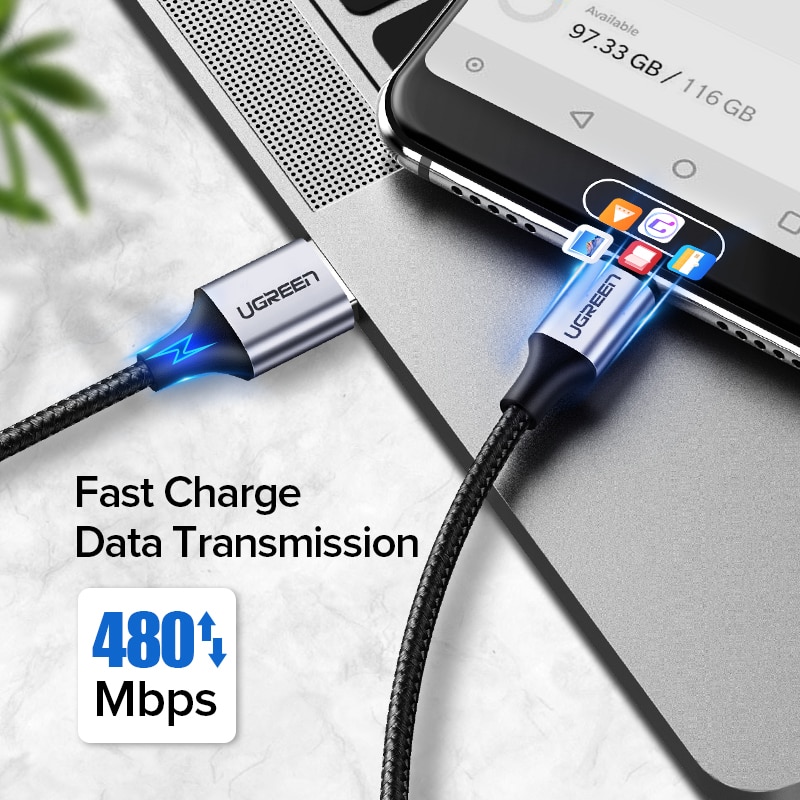 Ugreen-–-Câble-USB-type-C-pour-Samsung-S9-S10-et-Redmi-note-8-pro,-chargement-rapide,-3-A,-pour-téléphone-portable Ugreen – Câble USB type C pour Samsung S9 S10 et Redmi note 8 pro, chargement rapide, 3 A, pour téléphone portable