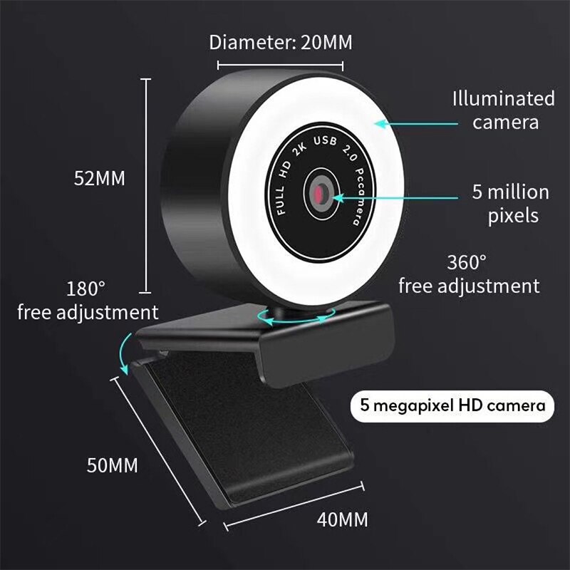 Webcam-HD-1080P-2K-avec-lumière-de-remplissage-de-Microphone-pour-bureau-Mini-caméras-supérieures-rotatives-de-360-°-pour-le-travail-de-conférence-d'appel-en-direct-vidéo Webcam HD 1080P 2K avec lumière de remplissage de Microphone pour bureau Mini caméras supérieures rotatives de 360 ° pour le travail de conférence d'appel en direct vidéo