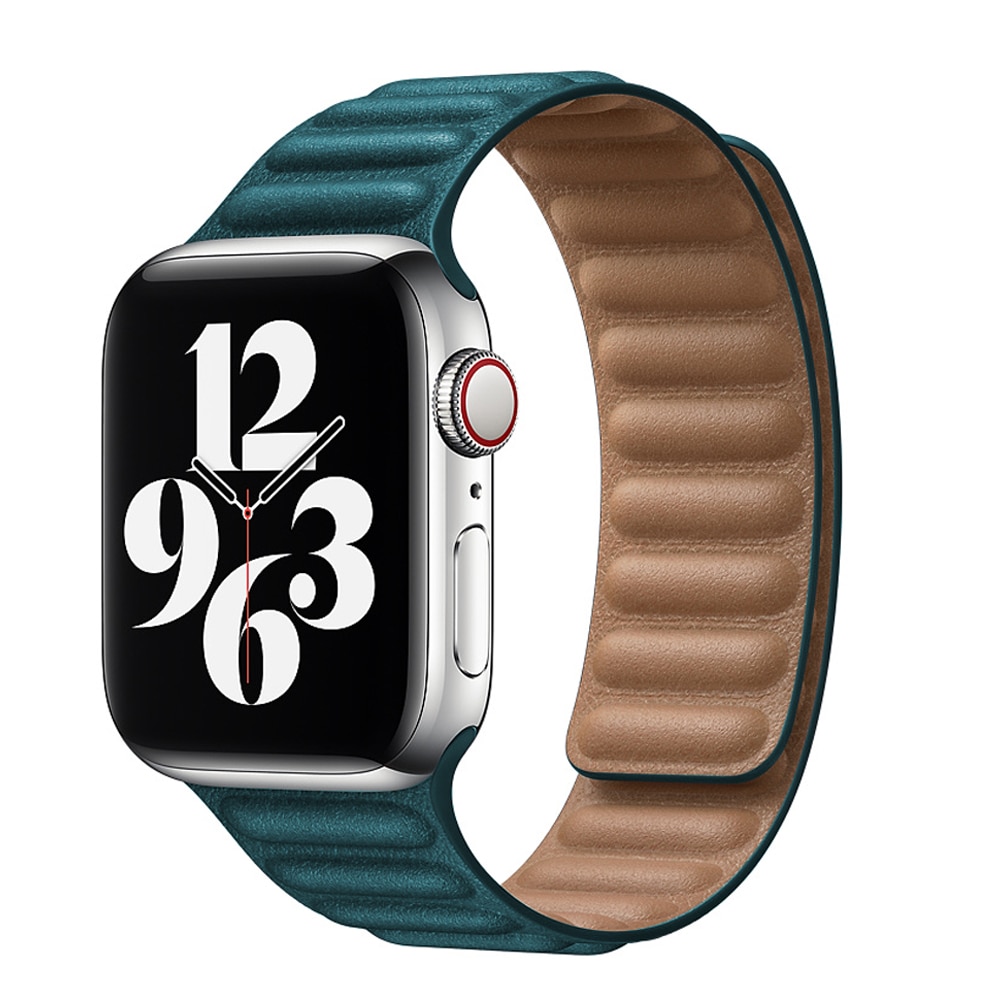 Bracelet-en-cuir-pour-bracelet-de-montre-Apple-44mm-40mm-38mm-42mm-montre-1:1-bracelet-à-boucle-magnétique-original-iWatch-seires-5-4-6-SE Bracelet en cuir pour bracelet de montre Apple 44mm 40mm 38mm 42mm montre 1:1 bracelet à boucle magnétique original iWatch seires 5 4 6 SE