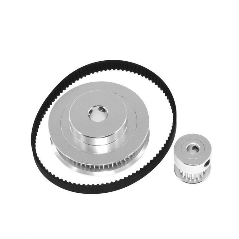 Courroie GT2 3M Avec 2 Poulies 20T Alésage 5mm - Pour Imprimante 3D, Mouvement Linéaire, Caoutchouc Renforcé