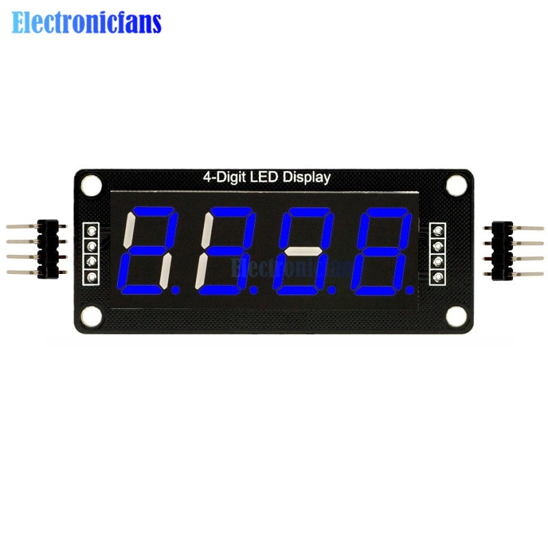 0.56-pouces-4-chiffres-7-Segments-Tube-numérique-horloge-Module-Double-points-bleu-jaune-blanc-vert-affichage-LED-rouge-TM1637-pour-Arduino 0.56 pouces 4 chiffres 7 Segments Tube numérique horloge Module Double points bleu jaune blanc vert affichage LED rouge TM1637 pour Arduino