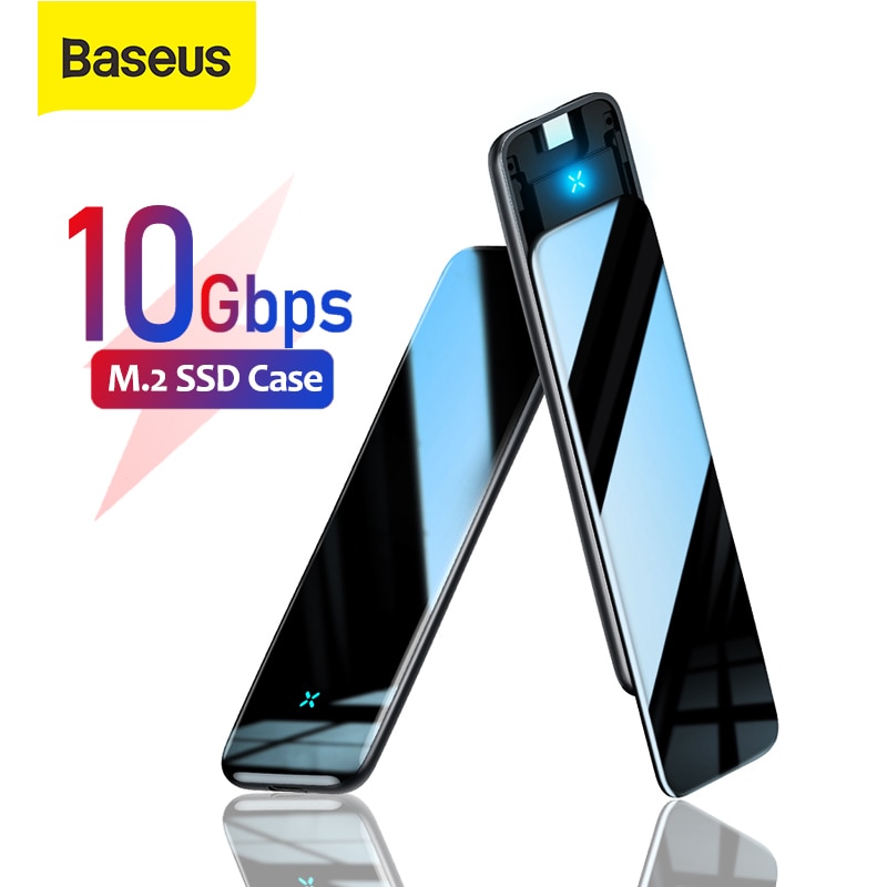 Baseus-M2-boîtier-SSD-NVME-boîtier-de-disque-dur-externe-M.2-à-USB-Type-C-3.0-disque-dur-pour-NGFF-SATA-M/B-clé-disque-boîtier-SSD-Caddy Baseus M2 boîtier SSD NVME boîtier de disque dur externe M.2 à USB Type C 3.0 disque dur pour NGFF SATA M/B clé disque boîtier SSD Caddy