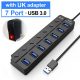 7 port with UK plug