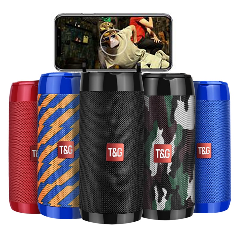 TG113C-Colonne-Portable-Bluetooth-Mini-Haut-Parleur-avec-Radio-FM-TF-Carte-Câble-Sans-Fil-Loundpeakers-&-Support-Pour-Téléphone-9-couleurs TG113C Colonne Portable Bluetooth Mini Haut-Parleur avec Radio FM TF Carte Câble Sans Fil Loundpeakers & Support Pour Téléphone 9 couleurs