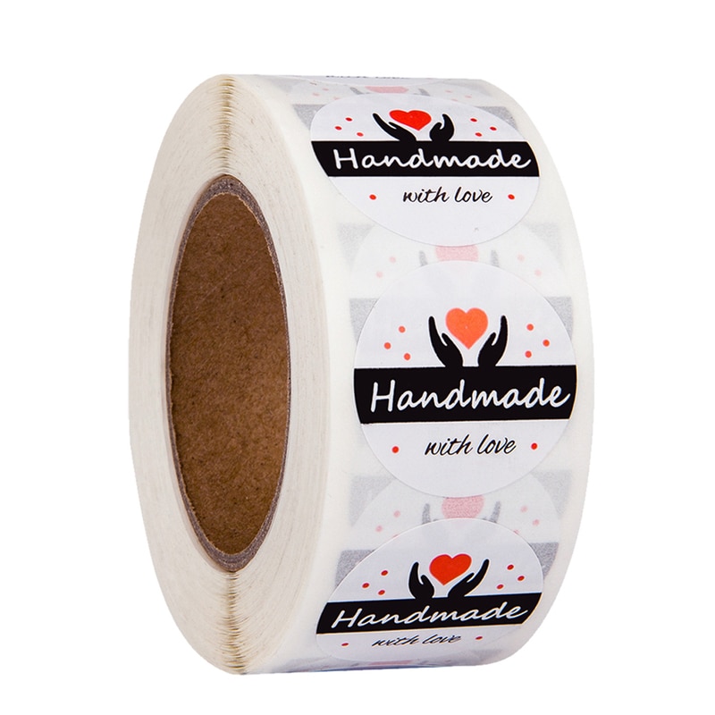 500-pièces/rouleau-merci-autocollants-fait-main-autocollant-cercle-papeterie-merci-pour-votre-commande-cadeau-joint-étiquettes-merci-autocollant 500 pièces/rouleau merci autocollants fait main autocollant cercle papeterie merci pour votre commande cadeau joint étiquettes merci autocollant