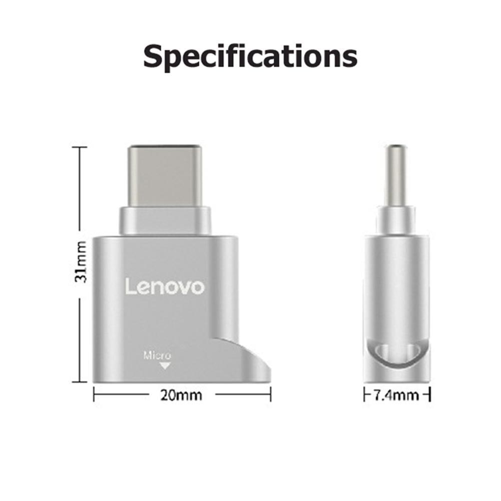Lenovo-D201-USB-Type-C-lecteur-de-carte-480Mbps-512GB-USB-C-TF-Micro-SD-OTG-adaptateur-type-c-TF-lecteur-de-carte-mémoire-pour-téléphone-portable Lenovo D201 USB Type C lecteur de carte 480Mbps 512GB USB-C TF Micro SD OTG adaptateur type-c TF lecteur de carte mémoire pour téléphone portable