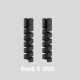 2Pcs black