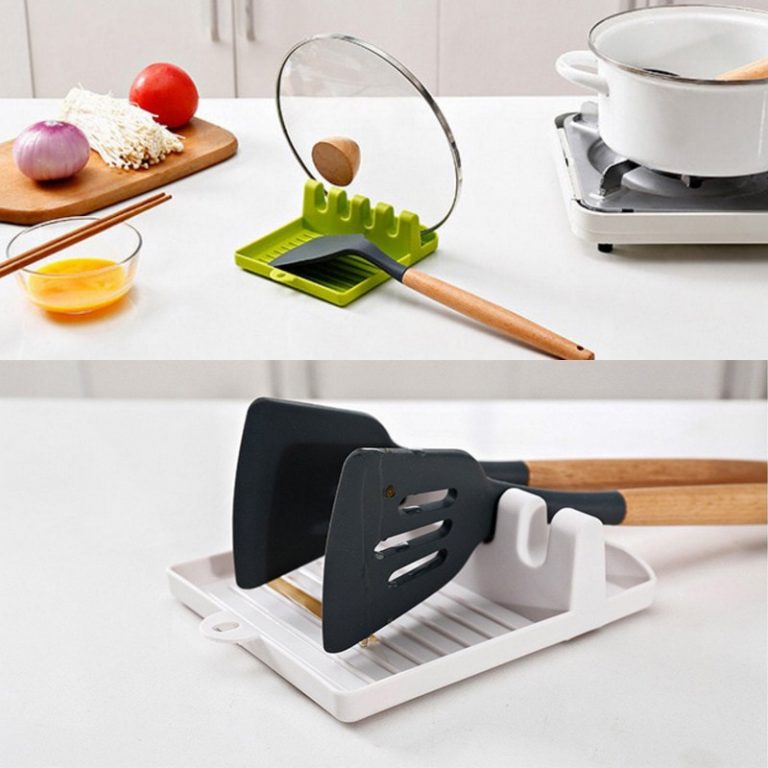 Porte-cuillère En Céramique Blanc - Support Vertical Pour Louche & Spatule - Organisateur De Cuisine Lavable Au Lave-vaisselle - 12