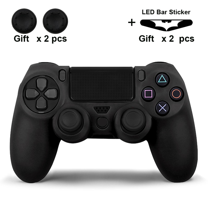 Housse-souple-en-caoutchouc-de-Gel-de-Silicone-pour-SONY-Playstation-4-PS4-contrôleur-étui-de-Protection-de-la-peau-pour-PS4-Pro-contrôle-de-manette-mince Housse souple en caoutchouc de Gel de Silicone pour SONY Playstation 4 PS4 contrôleur étui de Protection de la peau pour PS4 Pro contrôle de manette mince
