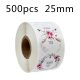 500pcs-25mm-C