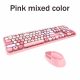 Pink mixed color