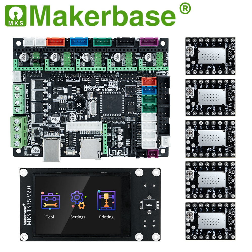 Makerbase-MKS-Robin-Nano-V2.0-32Bit-carte-de-commande-pièces-d'imprimante-3D-base-sur-Marlin2.x-3.5-tft-écran-tactile-aperçu-Gcode Makerbase MKS Robin Nano V2.0 32Bit carte de commande pièces d'imprimante 3D base sur Marlin2.x 3.5 tft écran tactile aperçu Gcode