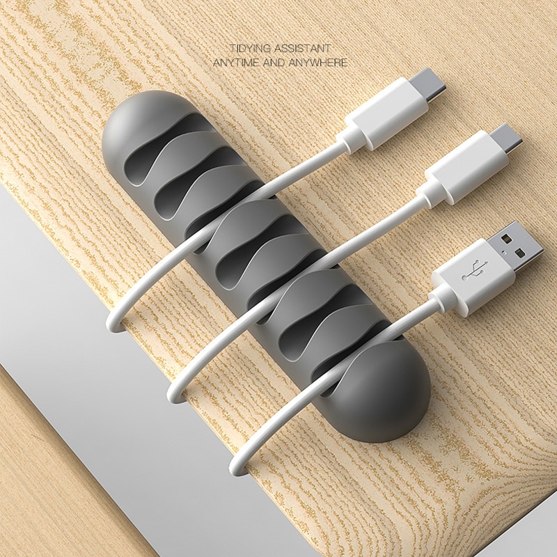 Câble-intelligent-enrouleur-Flexible-Silicone-cordon-gestion-pince-à-support-de-câbles-pour-USB-câble-souris-casque-écouteur-câble-réseau Câble intelligent enrouleur Flexible Silicone cordon gestion pince à support de câbles pour USB câble souris casque écouteur câble réseau