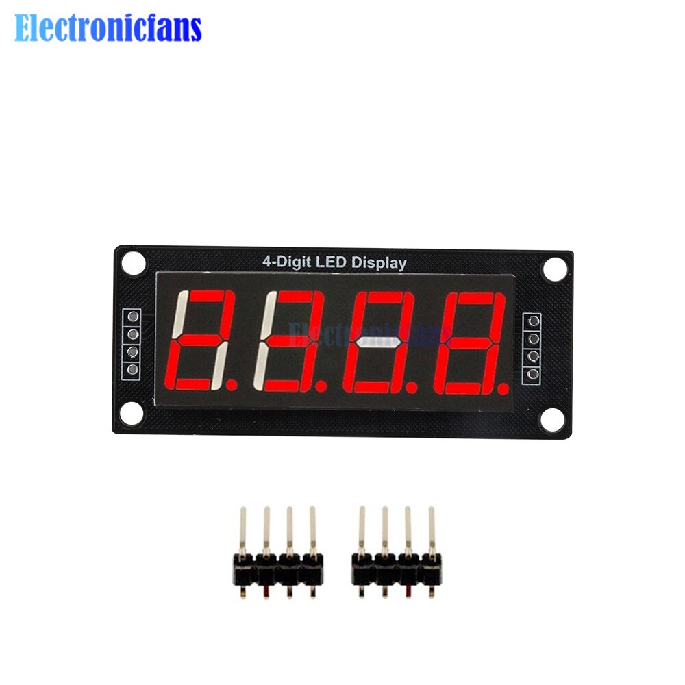 0.56-pouces-4-chiffres-7-Segments-Tube-numérique-horloge-Module-Double-points-bleu-jaune-blanc-vert-affichage-LED-rouge-TM1637-pour-Arduino 0.56 pouces 4 chiffres 7 Segments Tube numérique horloge Module Double points bleu jaune blanc vert affichage LED rouge TM1637 pour Arduino