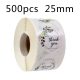 500pcs-25mm-D
