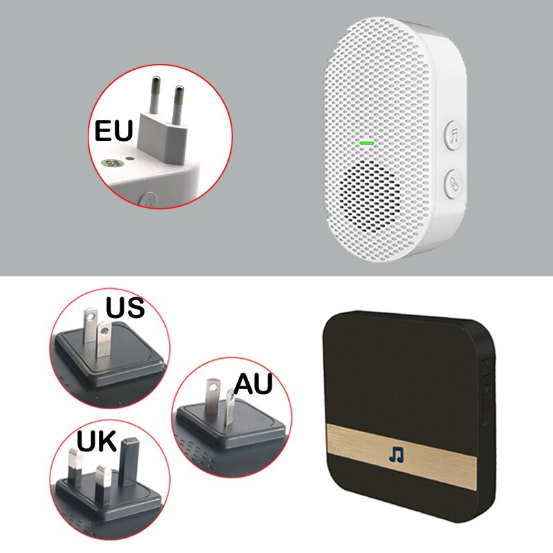 EKEN-sonnette-de-porte-connectée-V7,-wi-fi-IP-1080P,-sécurité-sans-fil,-détection-de-mouvement-FIR,-alarme,-stockage-Cloud EKEN-sonnette de porte connectée V7, wi-fi IP 1080P, sécurité sans fil, détection de mouvement FIR, alarme, stockage Cloud