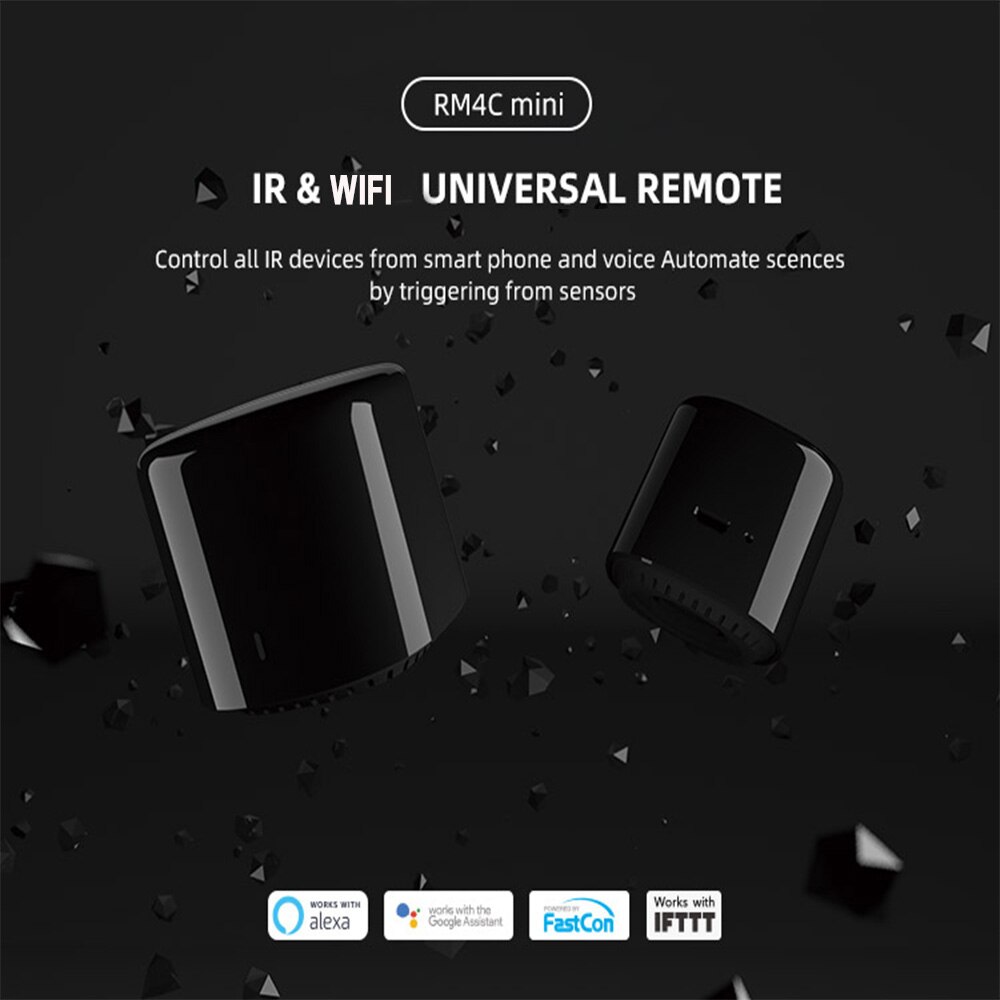2020-Broadlink-Bestcon-RM4C-Mini-maison-intelligente-WiFi-IR-télécommande-Module-d'automatisation-commutateur-Compatible-avec-Alexa-Google-Home 2020 Broadlink Bestcon RM4C Mini maison intelligente WiFi IR télécommande Module d'automatisation commutateur Compatible avec Alexa Google Home