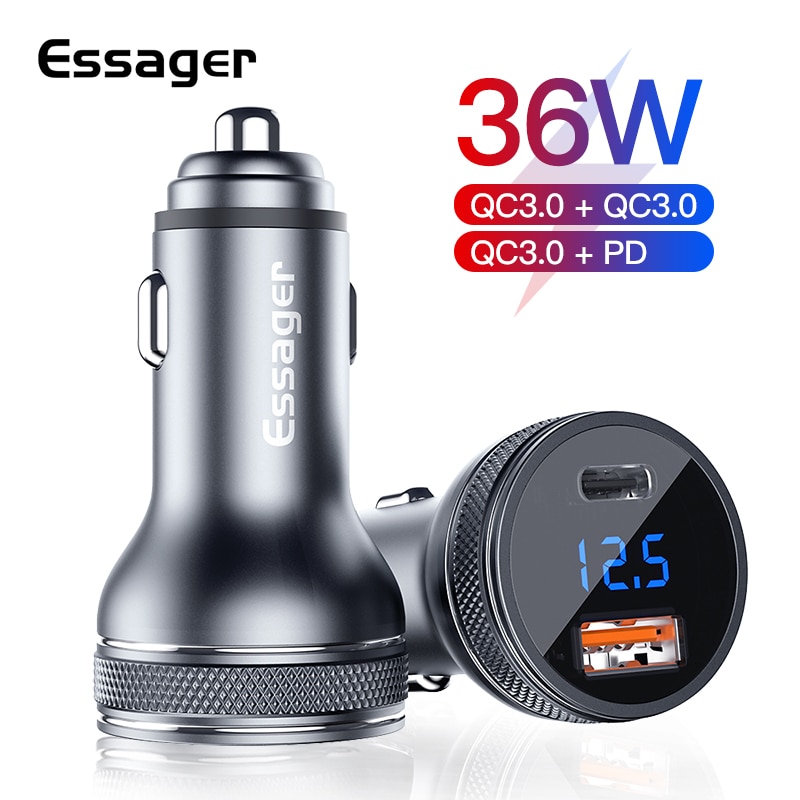 Essager-Mini-chargeur-de-voiture-USB-Charge-rapide-3.0-chargeur-de-Charge-rapide-pour-iPhone-Xiaomi-Type-automatique-C-QC-PD-3.0-chargeur-de-téléphone-portable Essager Mini chargeur de voiture USB Charge rapide 3.0 chargeur de Charge rapide pour iPhone Xiaomi Type automatique C QC PD 3.0 chargeur de téléphone portable