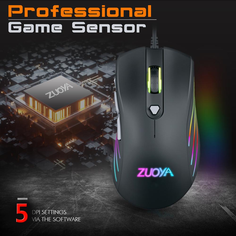 ZUOYA-souris-Gaming-professionnelle-filaire,-avec-rétroéclairage-RGB,-3200/7200-DPI,-capteur-optique,-pour-FPS-ordinateur-portable ZUOYA-souris Gaming professionnelle filaire, avec rétroéclairage RGB, 3200/7200 DPI, capteur optique, pour FPS ordinateur portable