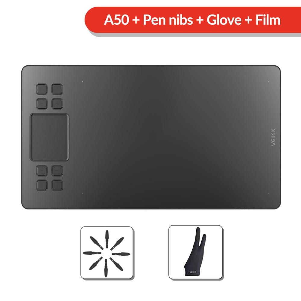 VEIKK-A50-tablette-de-dessin-graphique-avec-8192-sensibilité-à-la-pression-(stylo-passif-sans-batterie)-périphériques-d'ordinateur-de-tablette-numérique VEIKK A50 tablette de dessin graphique avec 8192 sensibilité à la pression (stylo passif sans batterie) périphériques d'ordinateur de tablette numérique