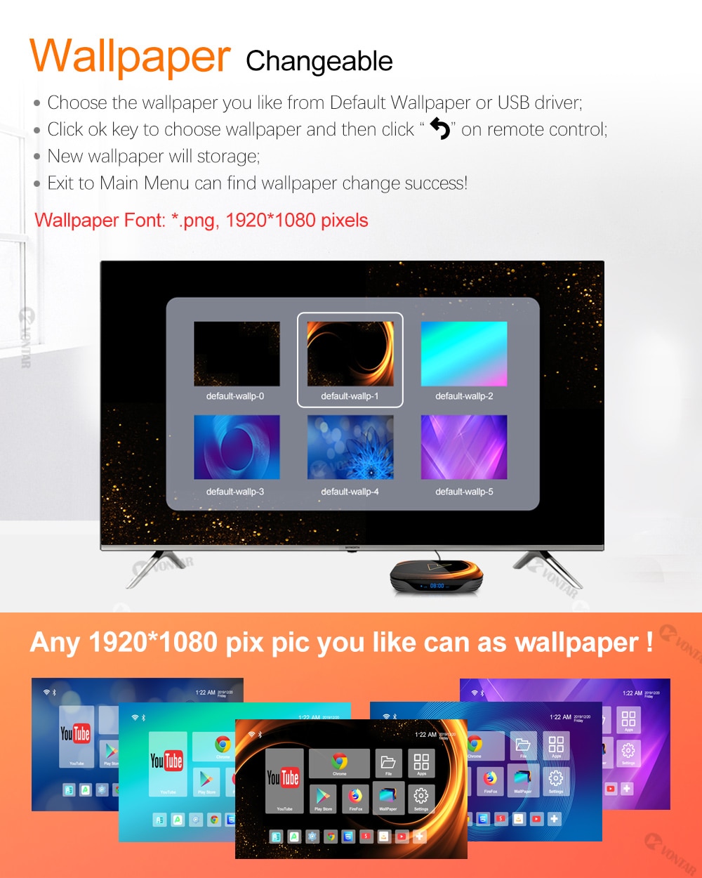 VONTAR-–-Boîtier-TV-connecté-X3,-Android-9.0,-4K/8K/1080p,-Wi-Fi,-décodeur,-4-Go-RAM,-32/64/128-Go,-Amlogic-S905X3,-2020 VONTAR – Boîtier TV connecté X3, Android 9.0, 4K/8K/1080p, Wi-Fi, décodeur, 4 Go RAM, 32/64/128 Go, Amlogic S905X3, 2020
