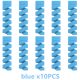10PCS Blue