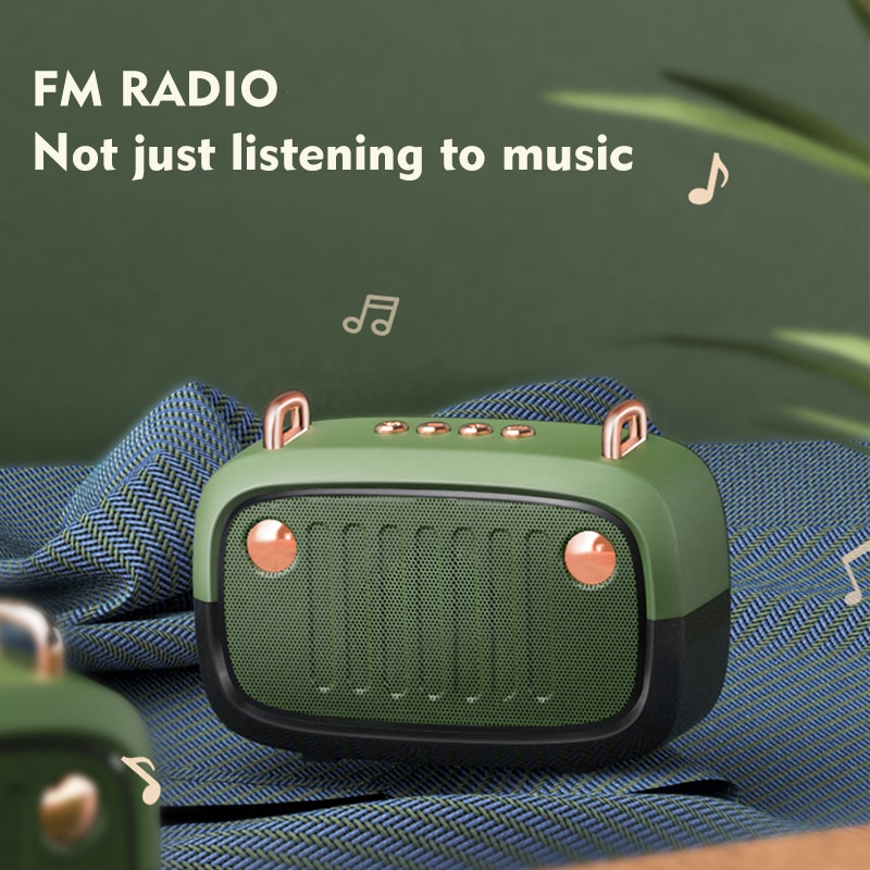 Haut-parleur-portatif-Vintage-frais-de-Bluetooth-V5.0-longue-durée-de-travail-haut-parleur-extérieur-Support-TF-carte/U-disque/FM-Subwoofer-sans-fil Haut-parleur portatif Vintage frais de Bluetooth V5.0 longue durée de travail haut-parleur extérieur Support TF carte/U disque/FM Subwoofer sans fil