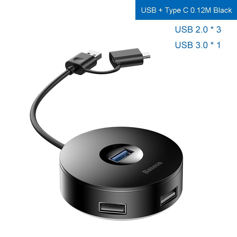 HUB-USB-Baseus-C-HUB-vers-Multi-USB-3.0-pour-MacBook-Pro-pour-Huawei-adaptateur-Dock-haute-vitesse-Type-C-HUB-USB-2.0-séparateur-expanseur HUB USB Baseus C HUB vers Multi USB 3.0 pour MacBook Pro pour Huawei adaptateur Dock haute vitesse Type C HUB USB 2.0 séparateur expanseur