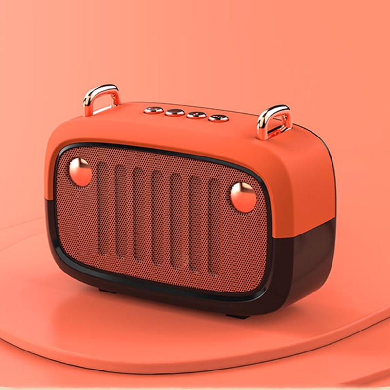 Haut-parleur-portatif-Vintage-frais-de-Bluetooth-V5.0-longue-durée-de-travail-haut-parleur-extérieur-Support-TF-carte/U-disque/FM-Subwoofer-sans-fil Haut-parleur portatif Vintage frais de Bluetooth V5.0 longue durée de travail haut-parleur extérieur Support TF carte/U disque/FM Subwoofer sans fil