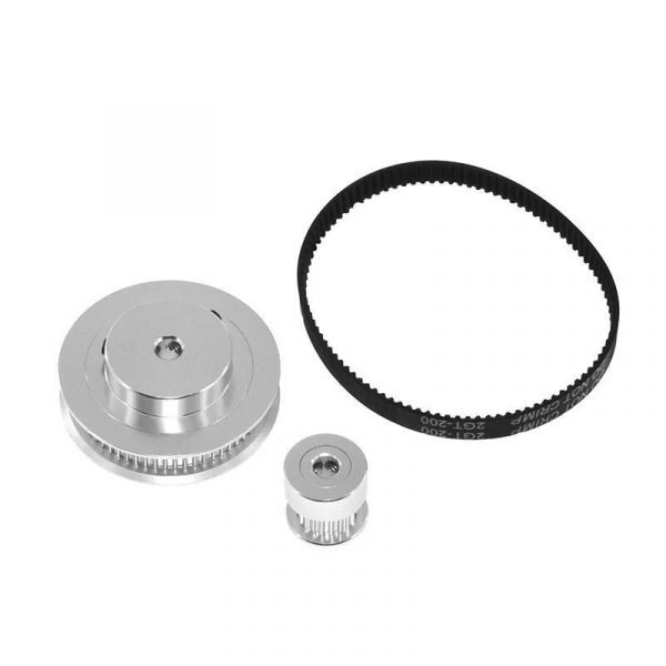 Kit De 5 Poulies GT2 Pour Imprimante 3D - 16 Dents, Alésage 6 Mm, Largeur 6 Mm, En Aluminium, Avec Clé M2