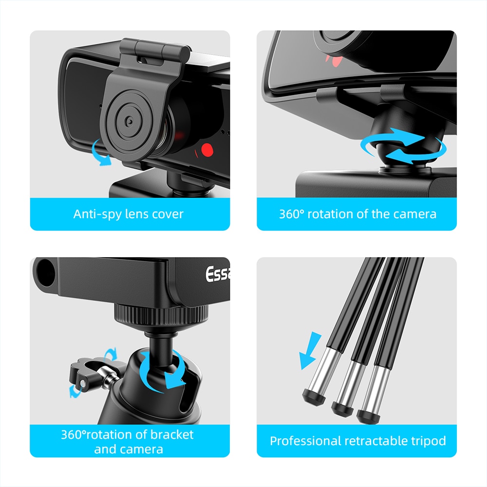 Essager-C3-1080P-Webcam-Full-HD-Web-caméra-pour-ordinateur-portable-USB-Web-Cam-avec-Microphone-Autofocus-WebCamera-pour-Youtube Essager C3 1080P Webcam Full HD Web caméra pour ordinateur portable USB Web Cam avec Microphone Autofocus WebCamera pour Youtube
