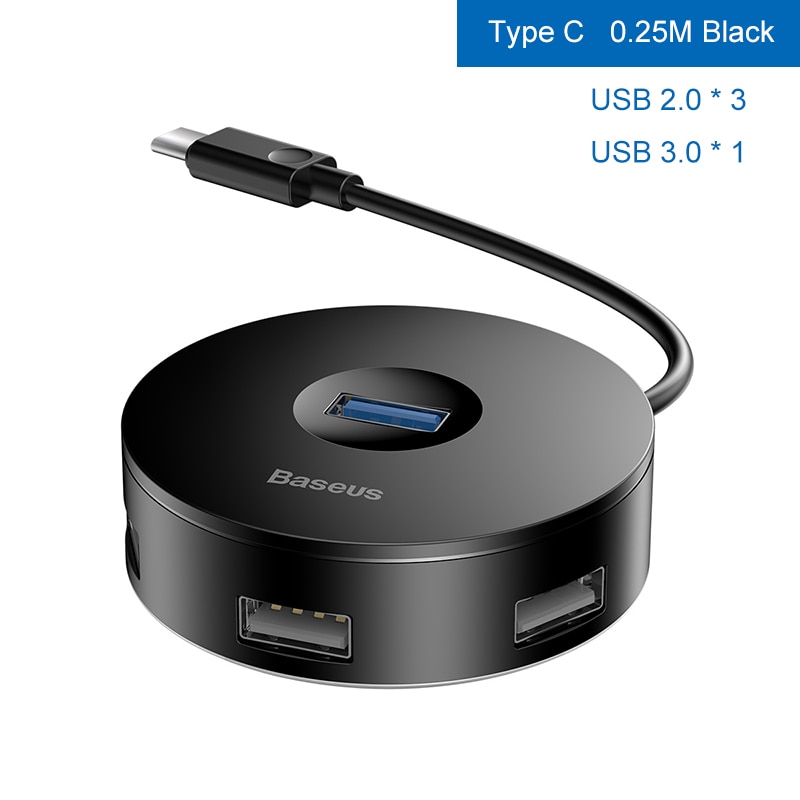 HUB-USB-Baseus-C-HUB-vers-Multi-USB-3.0-pour-MacBook-Pro-pour-Huawei-adaptateur-Dock-haute-vitesse-Type-C-HUB-USB-2.0-séparateur-expanseur HUB USB Baseus C HUB vers Multi USB 3.0 pour MacBook Pro pour Huawei adaptateur Dock haute vitesse Type C HUB USB 2.0 séparateur expanseur