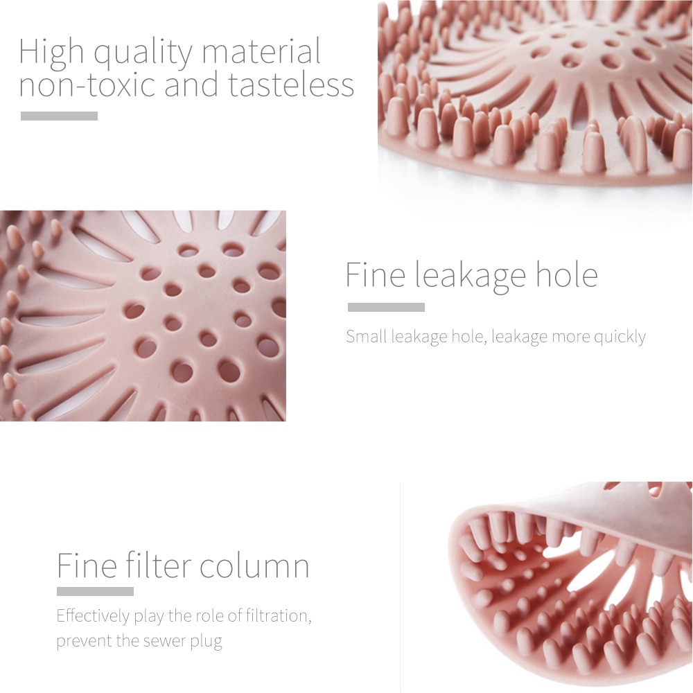Haute-qualité-évier-égout-filtre-sol-Drain-crépine-eau-cheveux-bouchon-bain-receveur-douche-couverture-cuisine-salle-de-bain-Anti-colmatage Haute qualité évier égout filtre sol Drain crépine eau cheveux bouchon bain receveur douche couverture cuisine salle de bain Anti colmatage