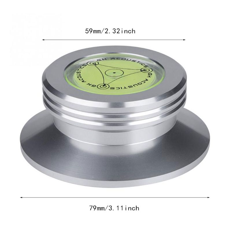 Aluminium-Record-poids-pince-LP-vinyle-platines-métal-disque-stabilisateur-pour-disques-lecteur-accessoires-95AF Aluminium Record poids pince LP vinyle platines métal disque stabilisateur pour disques lecteur accessoires 95AF