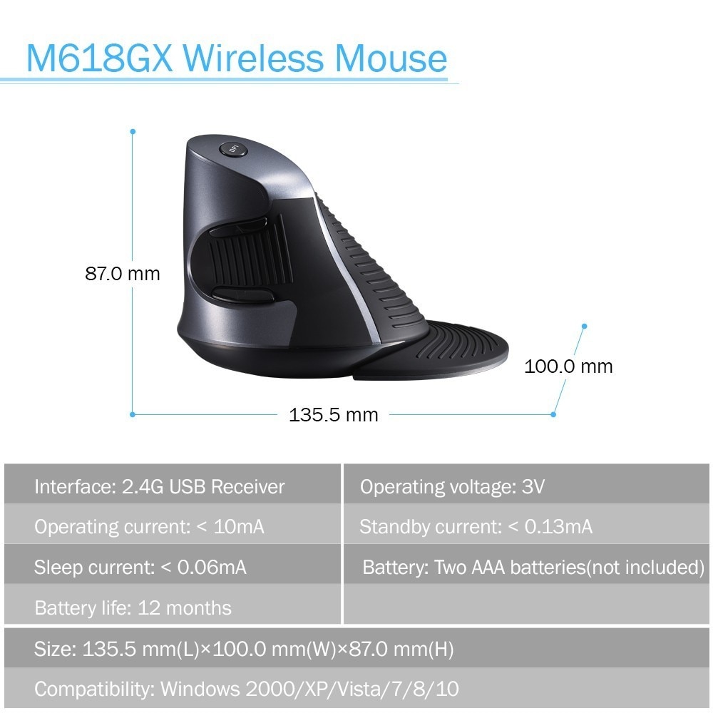 Delux-M618GX-souris-sans-fil-verticale-ergonomique-6-boutons-1600DPI-souris-optiques-avec-3-couleurs-étui-en-caoutchouc-de-silicone-pour-ordinateur-portable Delux M618GX souris sans fil verticale ergonomique 6 boutons 1600DPI souris optiques avec 3 couleurs étui en caoutchouc de silicone pour ordinateur portable
