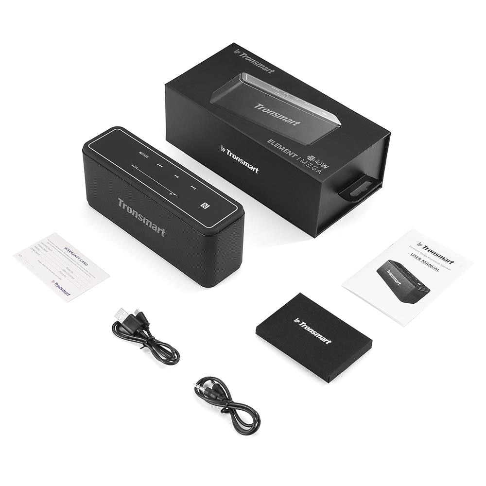 Nouveau-Original-Tronsmart-élément-Mega-Bluetooth-5.0-Portable-haut-parleur-sans-fil-3D-numérique-son-TWS-40W-NFC-pour-IOS-Android Nouveau Original Tronsmart élément Mega Bluetooth 5.0 Portable haut-parleur sans fil 3D numérique son TWS 40W NFC pour IOS Android