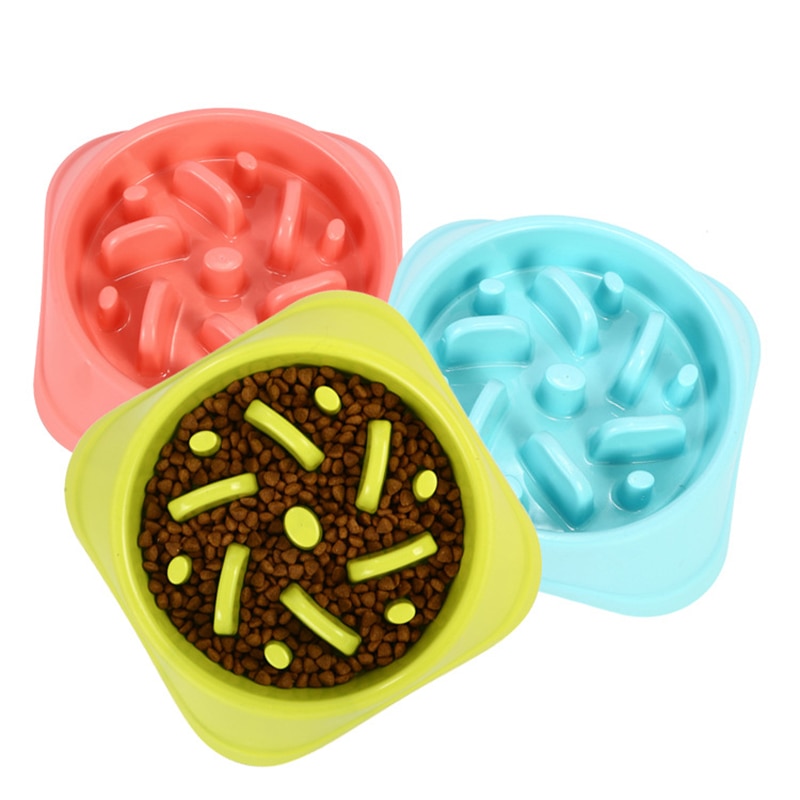 2019-Portable-chien-alimentation-nourriture-bols-chiot-ralentir-manger-mangeoire-plat-Bowel-prévenir-l'obésité-chiens-fournitures-livraison-directe 2019 Portable chien alimentation nourriture bols chiot ralentir manger mangeoire plat Bowel prévenir l'obésité chiens fournitures livraison directe