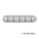 5 Clips Gray