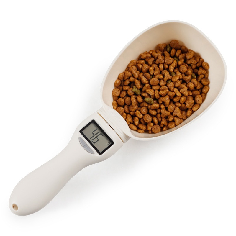 Tasse-d'aliments-pour-animaux-de-compagnie-de-800g/1g,-bol-d'alimentation-pour-chiens-et-chats,-échelle-de-cuisine,-cuillère-de-mesure,-tasse-Portable-avec-affichage-Led Tasse d'aliments pour animaux de compagnie de 800g/1g, bol d'alimentation pour chiens et chats, échelle de cuisine, cuillère de mesure, tasse Portable avec affichage Led