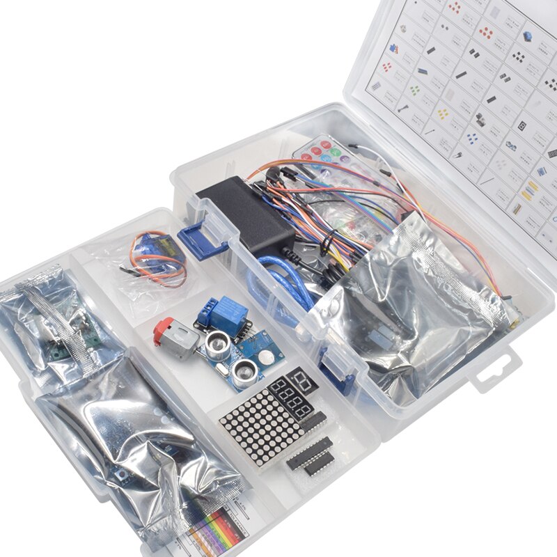 Kit-de-démarrage-ultime-avec-capteur-à-ultrasons,-carte-R3,-écran-LCD1602-pour-arduino-R3-Mega2560-R3-Nano-avec-boîte-en-plastique Kit de démarrage ultime avec capteur à ultrasons, carte R3, écran LCD1602 pour arduino R3 Mega2560 R3 Nano avec boîte en plastique