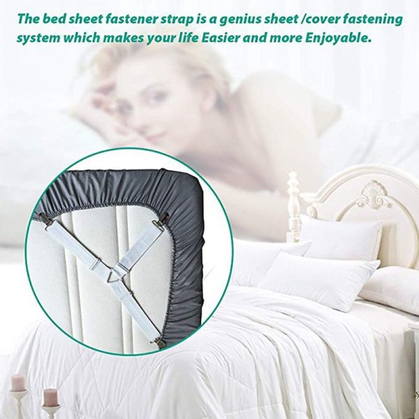 Clips Antidérapants Pour Housse De Couette – Lot De 6 – Matériau ABS – Sans Aiguille, Sécurité Maximale – Fixent Draps Et Couettes – Également Pour Rideaux Ou Paquets