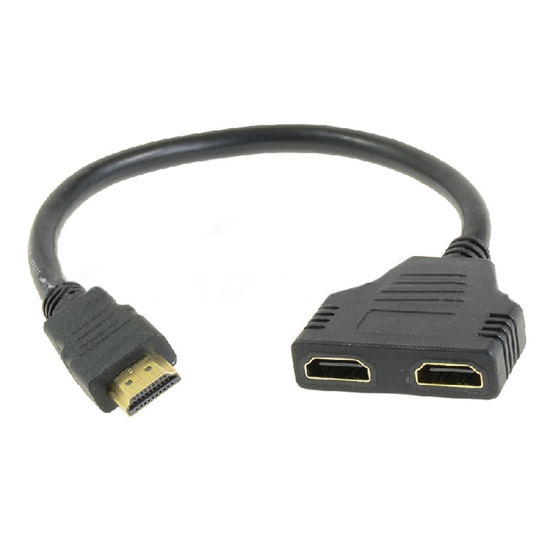 Câble nouveauté Larryjoe câble répartiteur HDMI 1 mâle à double