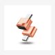 Micro USB Rose Red