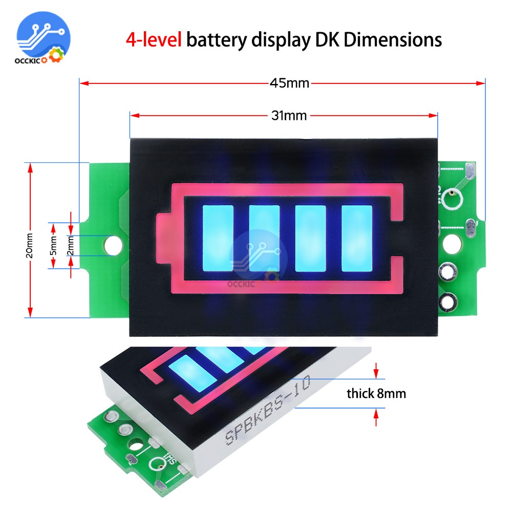 BMS-1S-2S-3S-4S-6S-7S-18650-li-po-batterie-au-Lithium-indicateur-de-capacité-Module-compteur-niveau-de-puissance-panneau-d'affichage-accessoire-de-Charge BMS 1S 2S 3S 4S 6S 7S 18650 li-po batterie au Lithium indicateur de capacité Module compteur niveau de puissance panneau d'affichage accessoire de Charge