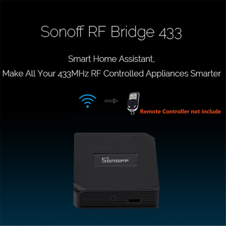 Sonoff-RF-pont-WiFi-433MHz-remplacement-Module-domotique-commutateur-universel-Intelligent-Domotica-Wi-Fi-télécommande-RF-contrôleur Sonoff RF pont WiFi 433MHz remplacement Module domotique commutateur universel Intelligent Domotica Wi-Fi télécommande RF contrôleur