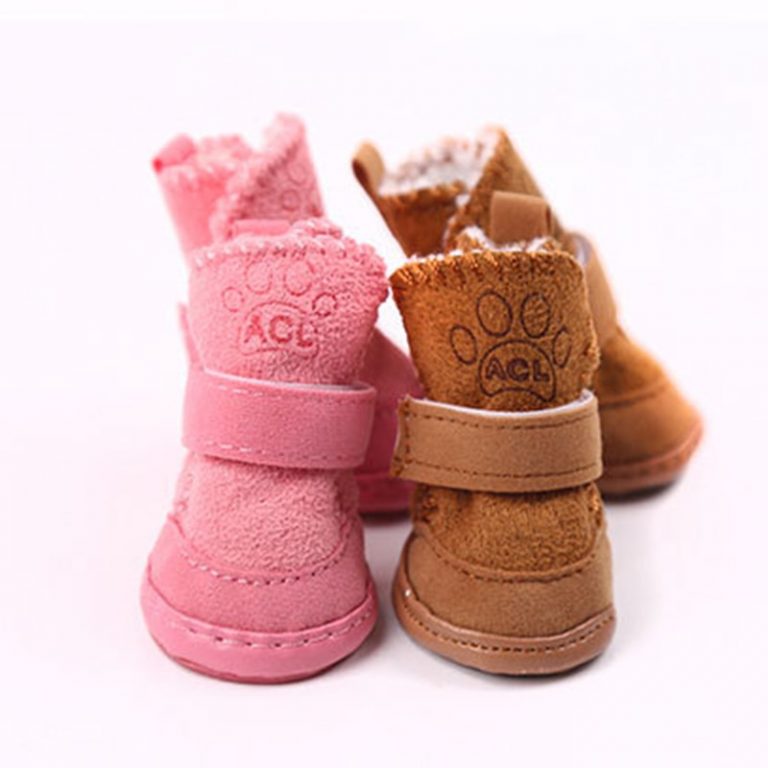 4 Bottes Anti-rayures Pour Chat/chien - En Maille Antidérapante, Réglables Avec Velcro - Protection Pour Toilettage, Soins